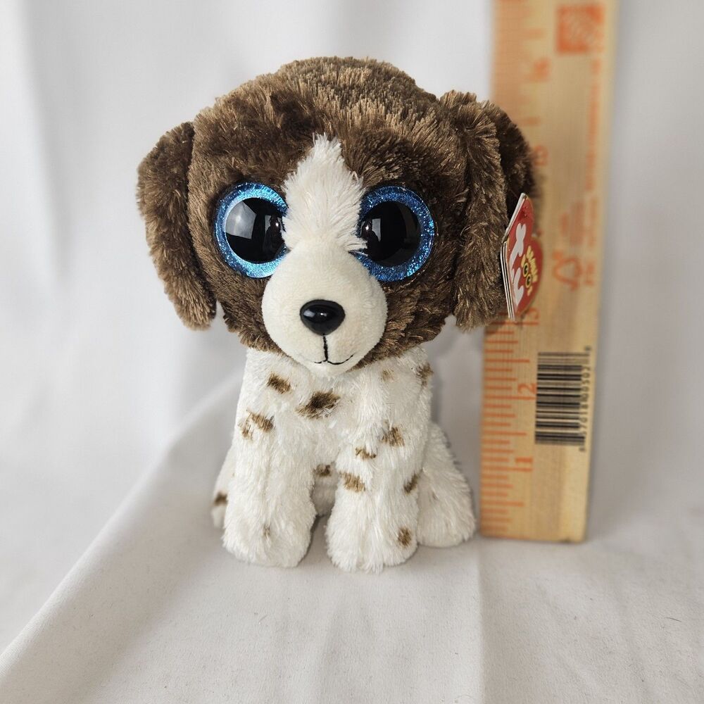 TY Beanie Boos 6" Muddles Dog Plush Stuffed Animal Toy‎ NWT